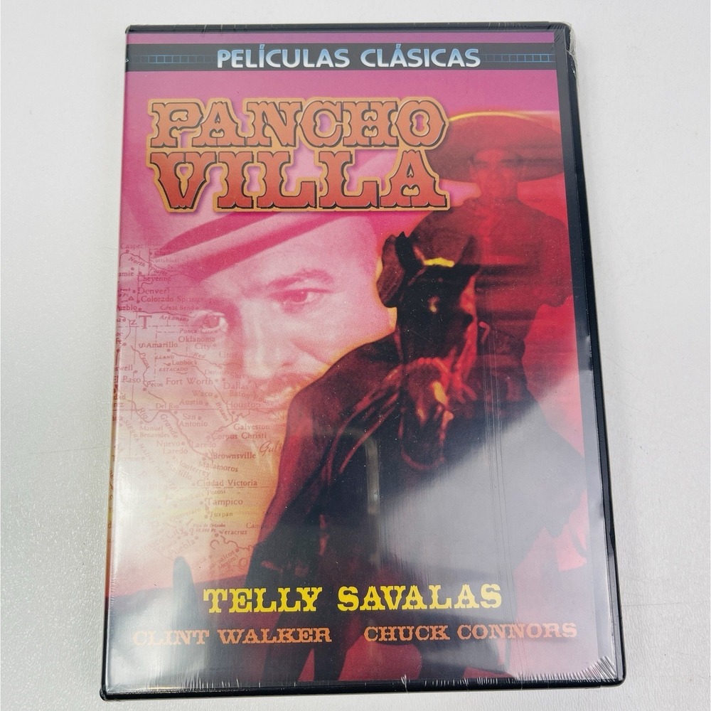 Pancho Villa DVD Telly Savalas Clint Walker Thin Case